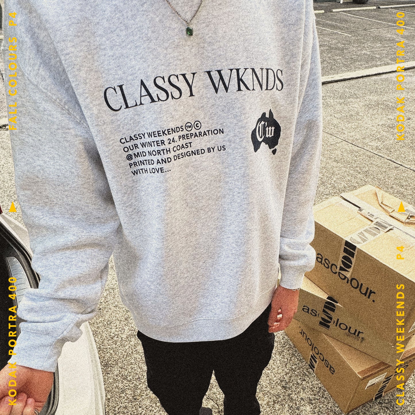 'CLASSY WEEKENDS' WINTER 24. CREW NECK